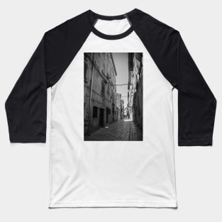 Back Street in Rovinj Old Town, Croatia Baseball T-Shirt